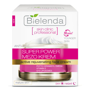 Крем активный омолаживающий для лица день/ночь Bielenda Skin Clinic Professional 50  мл