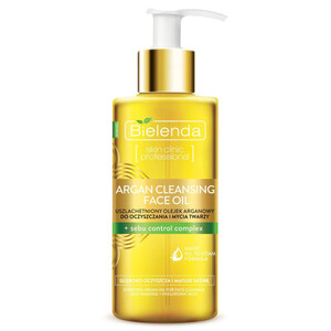 Масло для умывания гидрофильное с Sebu control complex Bielenda Argan Face Oil 140  мл