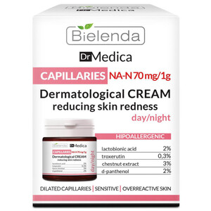 Крем уменьшающий покраснения дневной/ночной Bielenda DrMedica Capillary Skin 50  мл