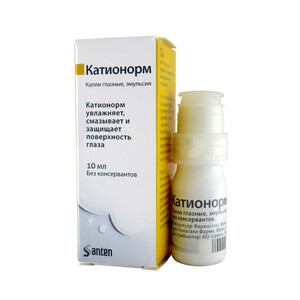 Катионорм капли глазные, эмульсия 0,4мл шт Катионорм капли глазные, эмульсия 0,4мл шт