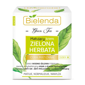 Крем от жирного блеска лица, дневной Bielenda Green Tea 50  мл