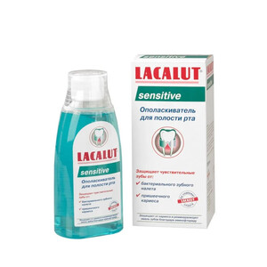 Ополаскиватель для полости рта Lacalut Sensitive 300 мл Ополаскиватель для полости рта Lacalut Sensitive 300 мл