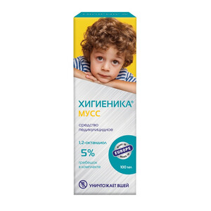 Хигиеника мусс ср-во педикулицидное 100мл Хигиеника