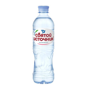 Вода питьевая негазированная обработанная Святой Источник 0,5 л Вода питьевая негазированная обработанная Святой Источник 0,5 л