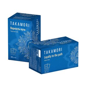 Чай черный байховый "Верность пути" 20 пак. по 2,0г Takamori