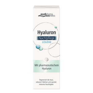 Крем для лица ночной легкий Medipharma cosmetics Hyaluron 50 мл Крем для лица ночной легкий Medipharma cosmetics Hyaluron 50 мл