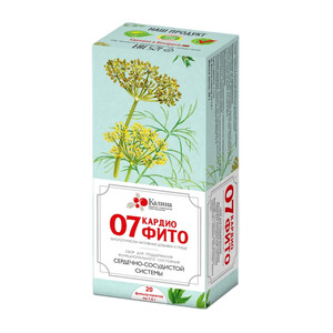 07 Кардиофито сбор фильтр-пакеты 1,5г N20 Калина Фито
