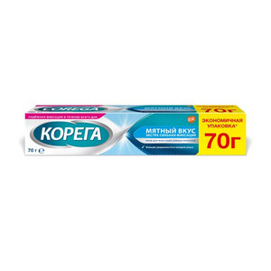 Крем для фиксации зубных протезов Corega ExtraStrong Mint 70  г