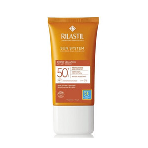 Крем бархатистый SPF 50+ для чувствительной,нормальной и сухой кожи Rilastil Sun System 50 мл Крем бархатистый SPF 50+ для чувствительной,нормальной и сухой кожи Rilastil Sun System 50 мл