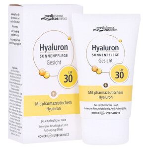 Солнцезащитный крем для лица SРF 30 Medipharma cosmetics Hyaluron 50 мл Солнцезащитный крем для лица SРF 30 Medipharma cosmetics Hyaluron 50 мл