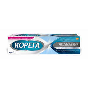 Крем для фиксации зубных протезов Corega Neutral Taste 40  г