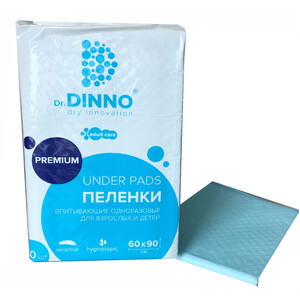 Пеленки впитывающие для детей  60*90см 1шт Dr.DINNO