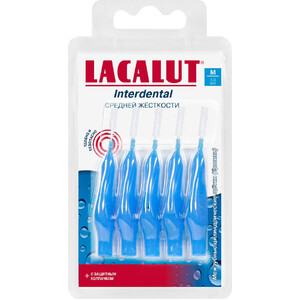 Межзубные цилиндрические щетки (ёршики), размер M d 3 мм Lacalut Interdental 5  шт