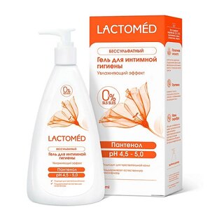 Гель для интимной гигиены Увлажняющий эффект Lactomed 200  мл