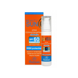 Крем солнцезащитный Барьер SPF60 Floresan Beauty Sun 75 мл Крем солнцезащитный Барьер SPF60 Floresan Beauty Sun 75 мл