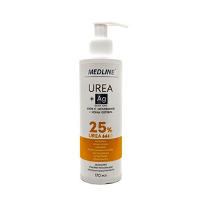 Крем с мочевиной 25% + ионы серебра Medline 170 мл Крем с мочевиной 25% + ионы серебра Medline 170 мл