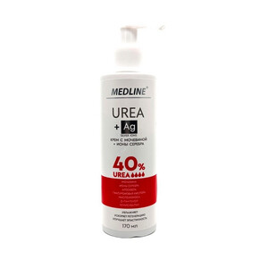 Крем с мочевиной 40% + ионы серебра Medline 170 мл Крем с мочевиной 40% + ионы серебра Medline 170 мл