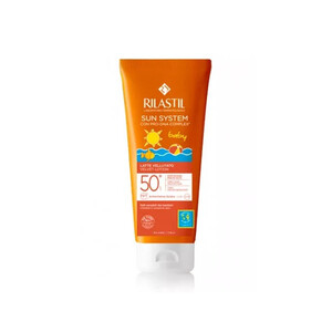 Лосьон солнцезащитный детский бархатистый для лица и тела SPF 50+ Rilastil Sun System Baby 200 мл Лосьон солнцезащитный детский бархатистый для лица и тела SPF 50+ Rilastil Sun System Baby 200 мл
