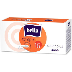 Тампоны Premium Comfort Super Plus без аппликатора Bella Tampo 16 шт Тампоны Premium Comfort Super Plus без аппликатора Bella Tampo 16 шт