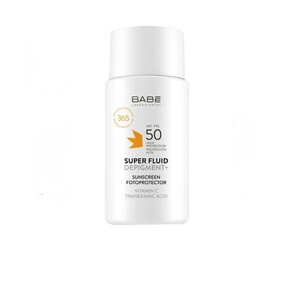 Супер флюид для лица депигментирующий солнцезащитный SPF50 BABE Laboratorios 50 мл Супер флюид для лица депигментирующий солнцезащитный SPF50 BABE Laboratorios 50 мл