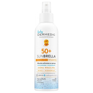 Молочко-спрей солнцезащитное для детей SPF50 Dermedic Sunbrella Baby 150  мл
