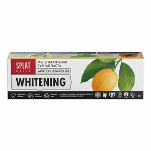 Зубная паста Whitening Отбеливающая мультиактивная Splat Daily 100 г Зубная паста Whitening Отбеливающая мультиактивная Splat Daily 100 г