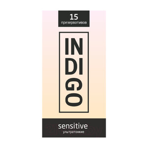Презервативы ультратонкие Indigo Sensitive 15 шт Презервативы ультратонкие Indigo Sensitive 15 шт