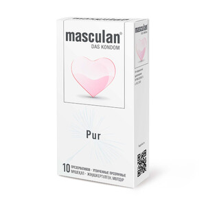 Презервативы утонченные прозрачные Masculan Pur 10 шт Презервативы утонченные прозрачные Masculan Pur 10 шт