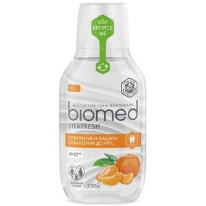 Ополаскиватель для полости рта пенный комплексный Vitafresh Biomed 250  мл