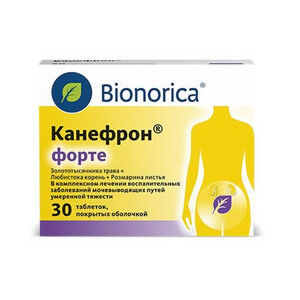 Канефрон форте таблетки N30 Bionorica Канефрон