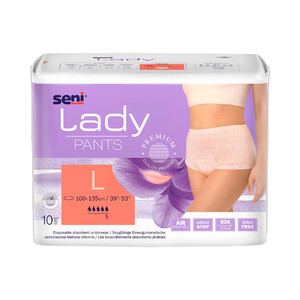 Женские подгузники-трусики Large Seni Lady 10 шт Женские подгузники-трусики Large Seni Lady 10 шт