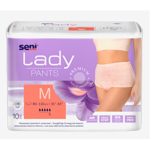 Женские подгузники-трусики Medium Seni Lady 10 шт Женские подгузники-трусики Medium Seni Lady 10 шт