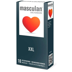 Презервативы латексные увеличенного размера XXL Masculan 10 шт Презервативы латексные увеличенного размера XXL Masculan 10 шт