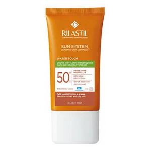 Крем матиррующий солнцезащитный для кожи с несовершенствами SPF 50+ Rilastil Sun System 50 мл Крем матиррующий солнцезащитный для кожи с несовершенствами SPF 50+ Rilastil Sun System 50 мл