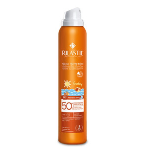Спрей солнцезащитный прозрачный для детей SPF 50+ Rilastil Sun System Baby 200  мл