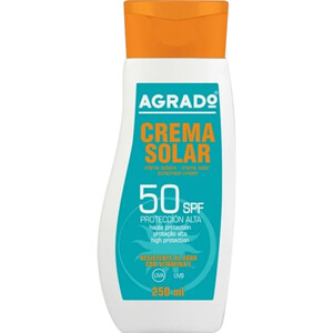 Крем солнцезащитный SPF50 Agrado 250 мл Крем солнцезащитный SPF50 Agrado 250 мл