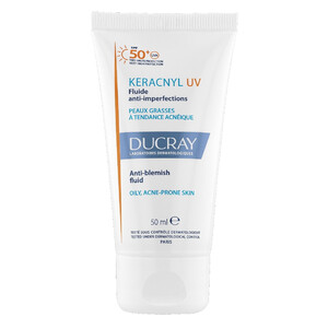 Флюид для жирной кожи SPF 50+ Ducray Keracnyl 50 мл Флюид для жирной кожи SPF 50+ Ducray Keracnyl 50 мл