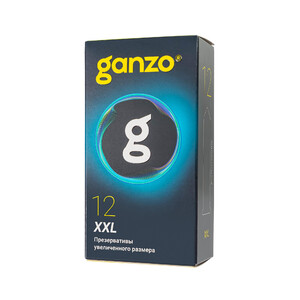Презервативы XXL увеличенного размера Ganzo 12  шт