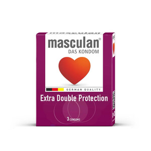 Презервативы особая двойная защита Masculan Extra Double protection 3 шт Презервативы особая двойная защита Masculan Extra Double protection 3 шт