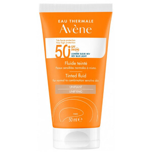 Флюид солнцезащитный с оттенком SPF50+ Avene Eau Thermale 50  мл