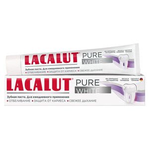 Зубная паста Lacalut Pure White 75  мл