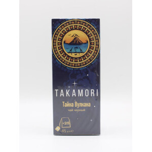 Чай чёрный гранулированный фильтр-пакеты 1,8г №25 Takamori Тайна вулкана