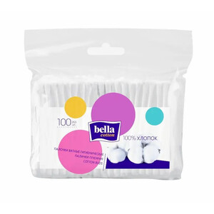 Ватные палочки Bella Cotton 100 шт Ватные палочки Bella Cotton 100 шт