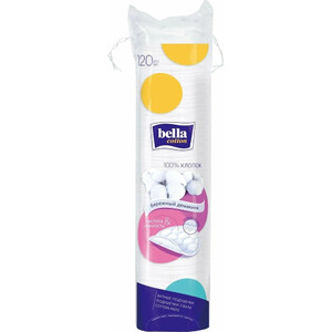 Ватные диски Bella Cotton 120 шт Ватные диски Bella Cotton 120 шт