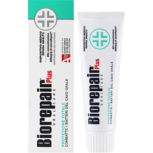 Зубная паста Total Protection для комплексной защиты полости рта Biorepair Plus 75  мл