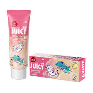 Зубная паста детская 3+ со фтором со вкусом Солнечная груша Splat Juicy Lab 55 мл Зубная паста детская 3+ со фтором со вкусом Солнечная груша Splat Juicy Lab 55 мл