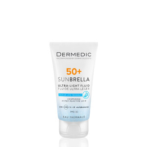 Флюид ультралегкий SPF50+ для чувствительной кожи Dermedic Sunbrella 40  мл
