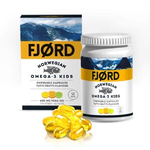 Омега-3 Kids норвежская капсулы 0.9г N50 Фьорд Fjord