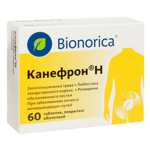 Канефрон Н таблетки покрытые оболочкой N60 Bionorica Канефрон