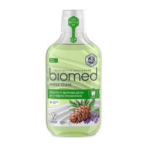 Ополаскиватель для полости рта комплексный Здоровье десен Biomed 500 мл Ополаскиватель для полости рта комплексный Здоровье десен Biomed 500 мл